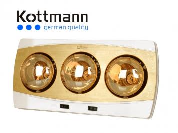 Đèn sưởi Kottmann 3 bóng vàng K3BH